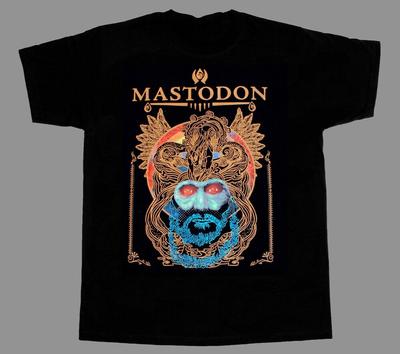 Tričko Mastodon Černé Krátký Rukáv Všechny Velikosti S-5XL Unisex Tričko