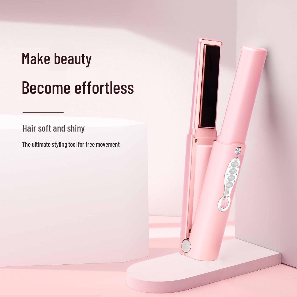 Fast-Heating Ionic Hair Straightener and Curler: Damage-Free Dual-Use Styling Tool
