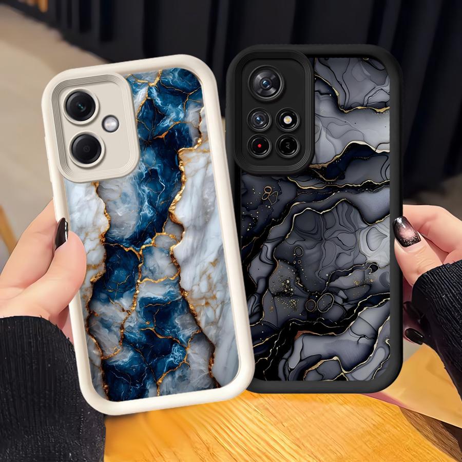 Marble Pattern Matte Phone Cover Case for Xiaomi Redmi Note 14 Pro Plus Note 13 14C 13C 12 A1 A2 A3 A4 11s 11 10 12C 12s