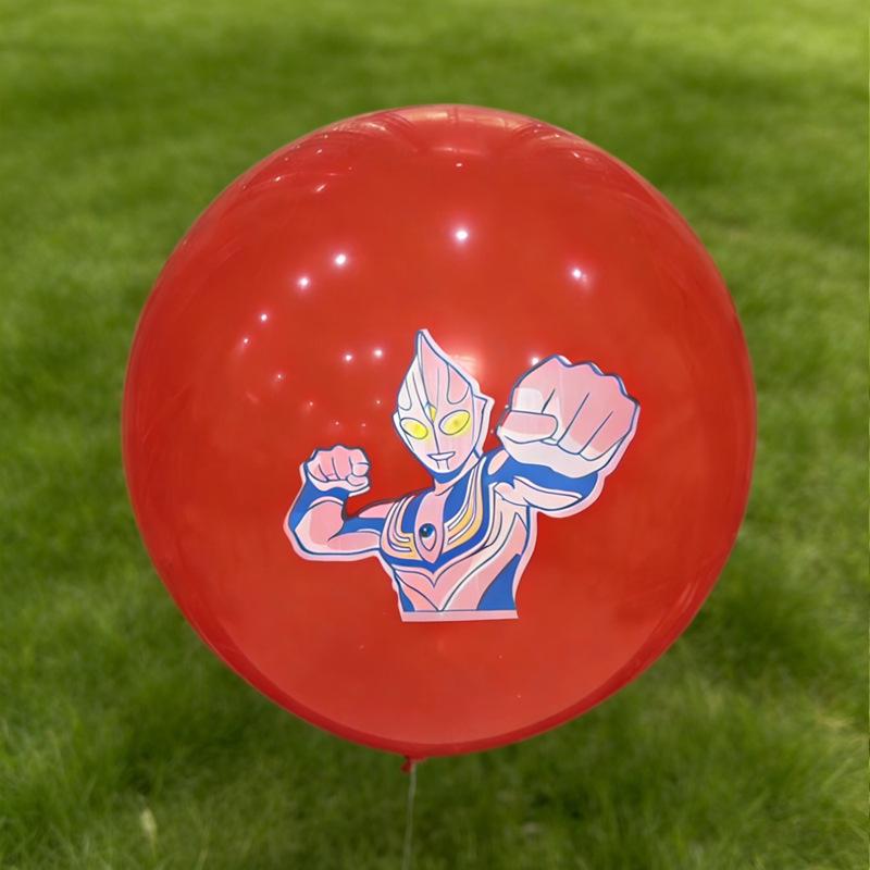 36-Inch Thick Balloon Toy with Designs for Kids - Perfect for Outdoor and Kindergarten Decorations