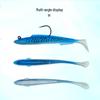 Bionic Soft Fish Lure - Laser Eel Lead-Head Bait, Black Fish Attractor, Available in Five Colors
