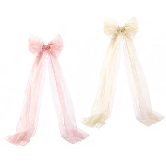 Pandantiv Fundă Coadă Lungă Fundă Extra Mare Decor Fundă Tulle Flexibil Nuntă Petrecere Crăciun Geam Mașină Decor Gazon