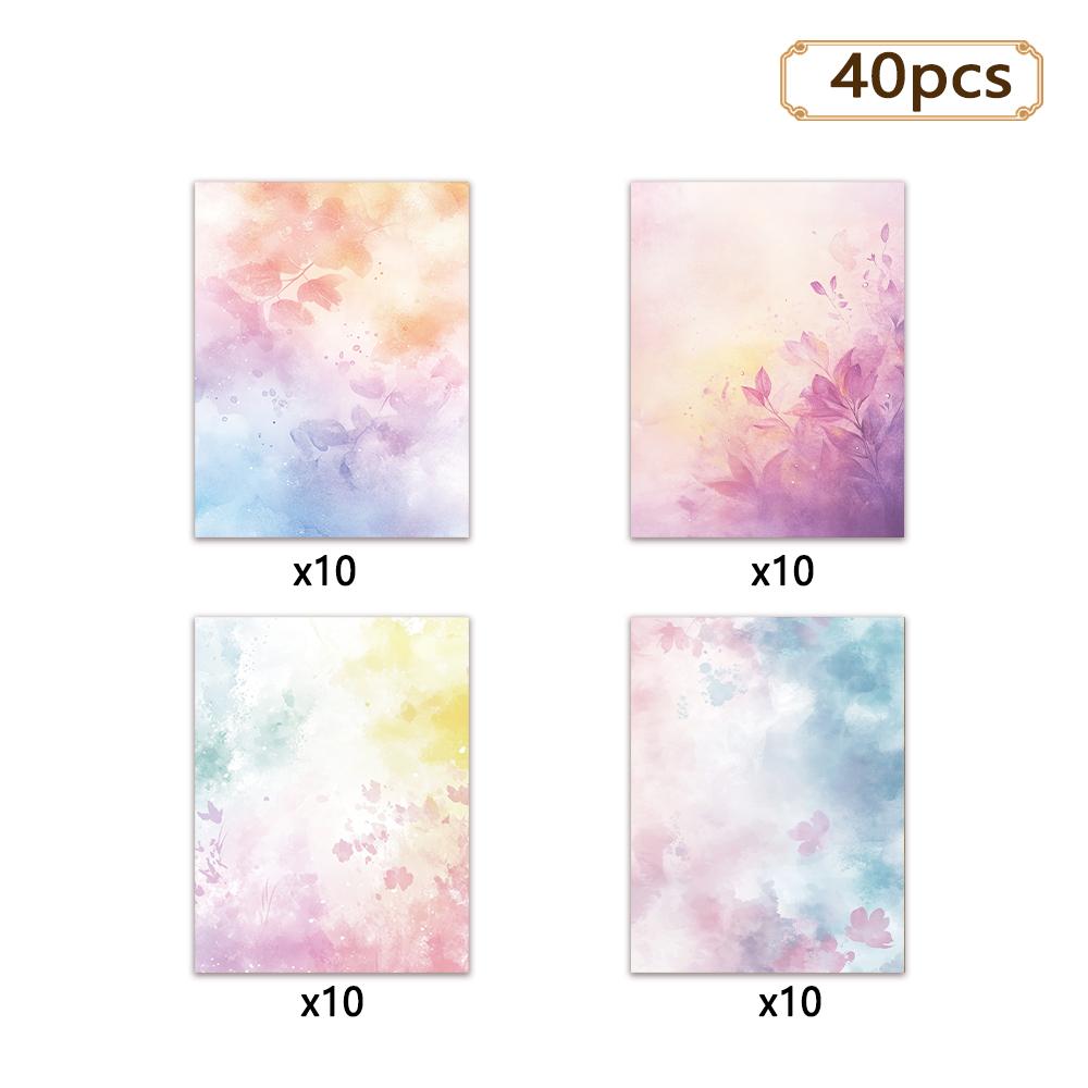 

40/80 Sheets Stationery Printing Duplex Paper - Writing Letterhead 100gsm Suitable for School Printers, Household Goods 8.5X11in