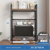 Changbaosen Iron Desk Storage Shelf with Pegboard