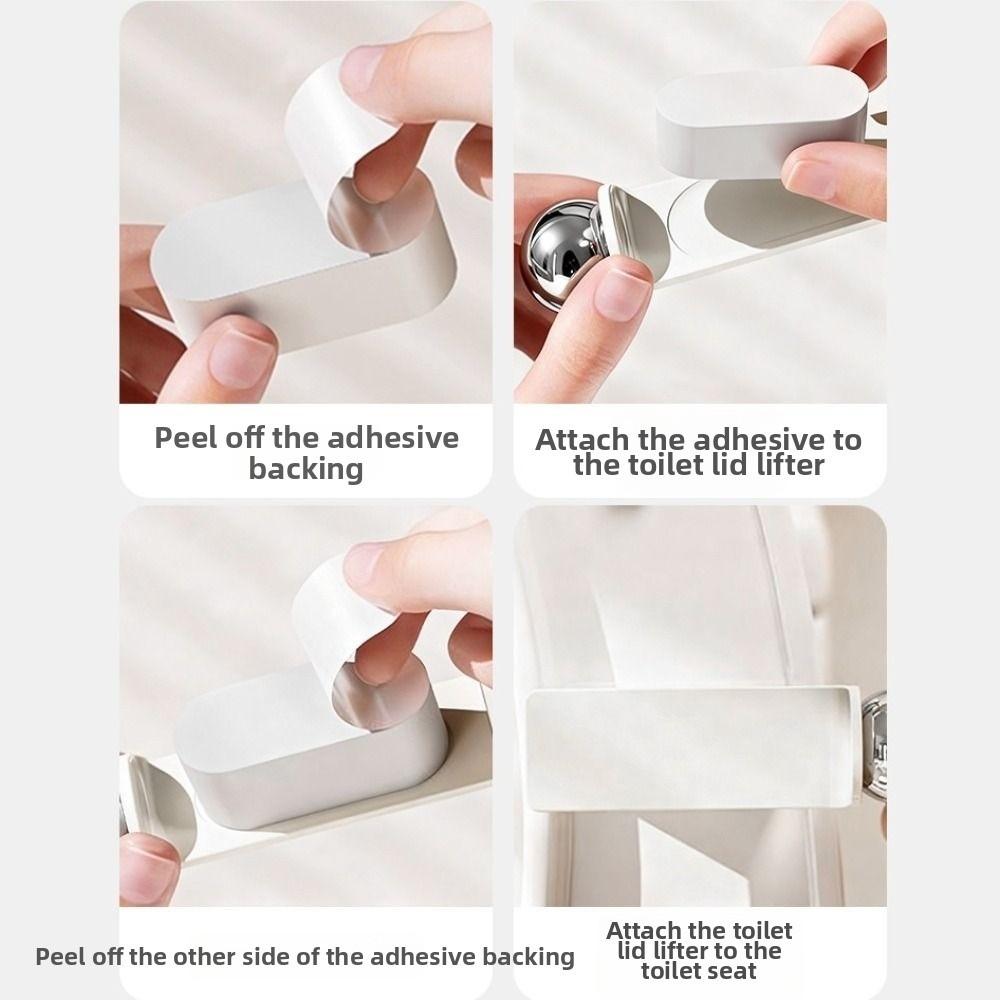 Suction Cup Toilet Lid Lifter Anti-Dirty Hygienic Lid Lifter  Bathroom Supplies