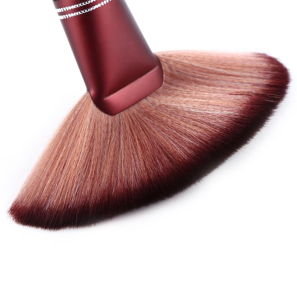 New 1Pcs Barber Neck Dust Clean Brush Professional Barber Cleaning Tool with Wood Handle Salon