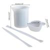 Stir Stick Stirring Rods Epoxy Liquid Mixing Rods Silicone Cup Mixed Measure Cup