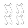 4Pcs Multipurpose Hooks with S Shape Durable No Trace Over Door Hooks for Cabinet Door Ideal for Home and Office Use