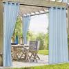 Window Screen Terrace Outdoor Pavilion Light-Filtering Sheer Curtain Outdoor Curtain Waterproof Sheer Curtain