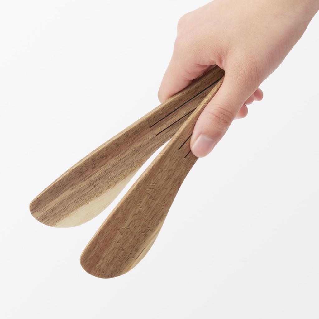 MUJI Acacia Foldable Tongs MC101A4S