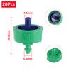 2/4/8 L/PH Anti-Drip Pressure Compensated Drippers 4/7mm Hose Steady Flow Regulators Garden Irrigation Pressure Control Emitters