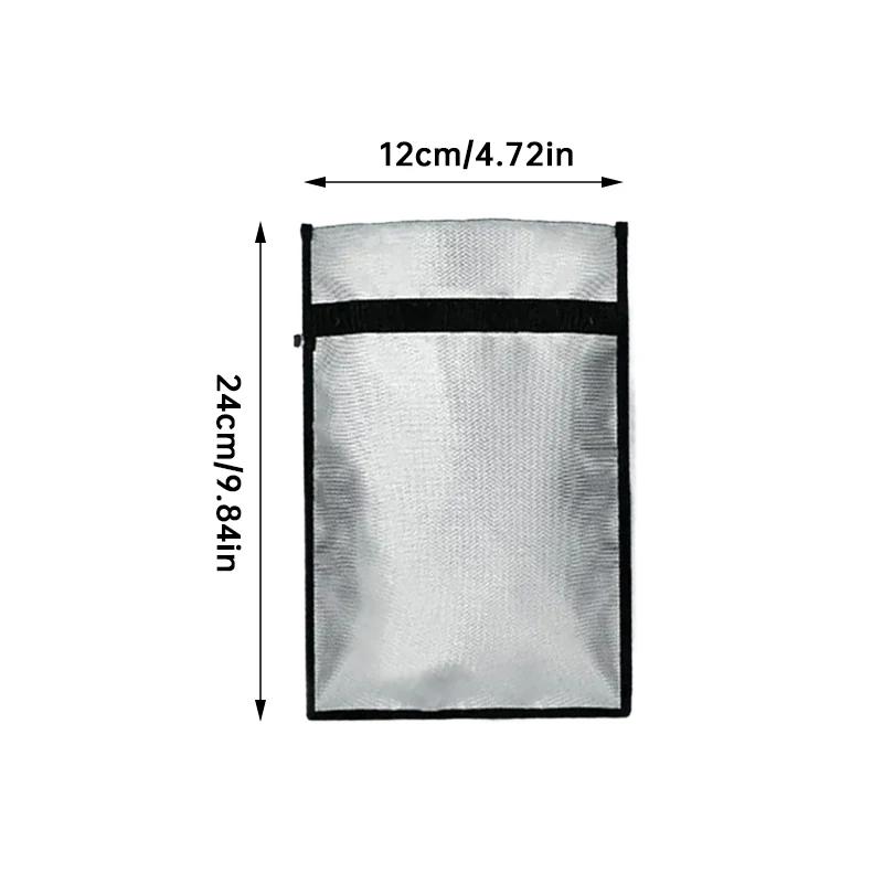 Fireproof Water Resistant Bag Faraday Storage Cage Phones Signal Blocker Pouch Home Storage Organization Storage Bags