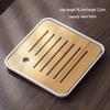Bamboo & Melamine Storage Tea Tray