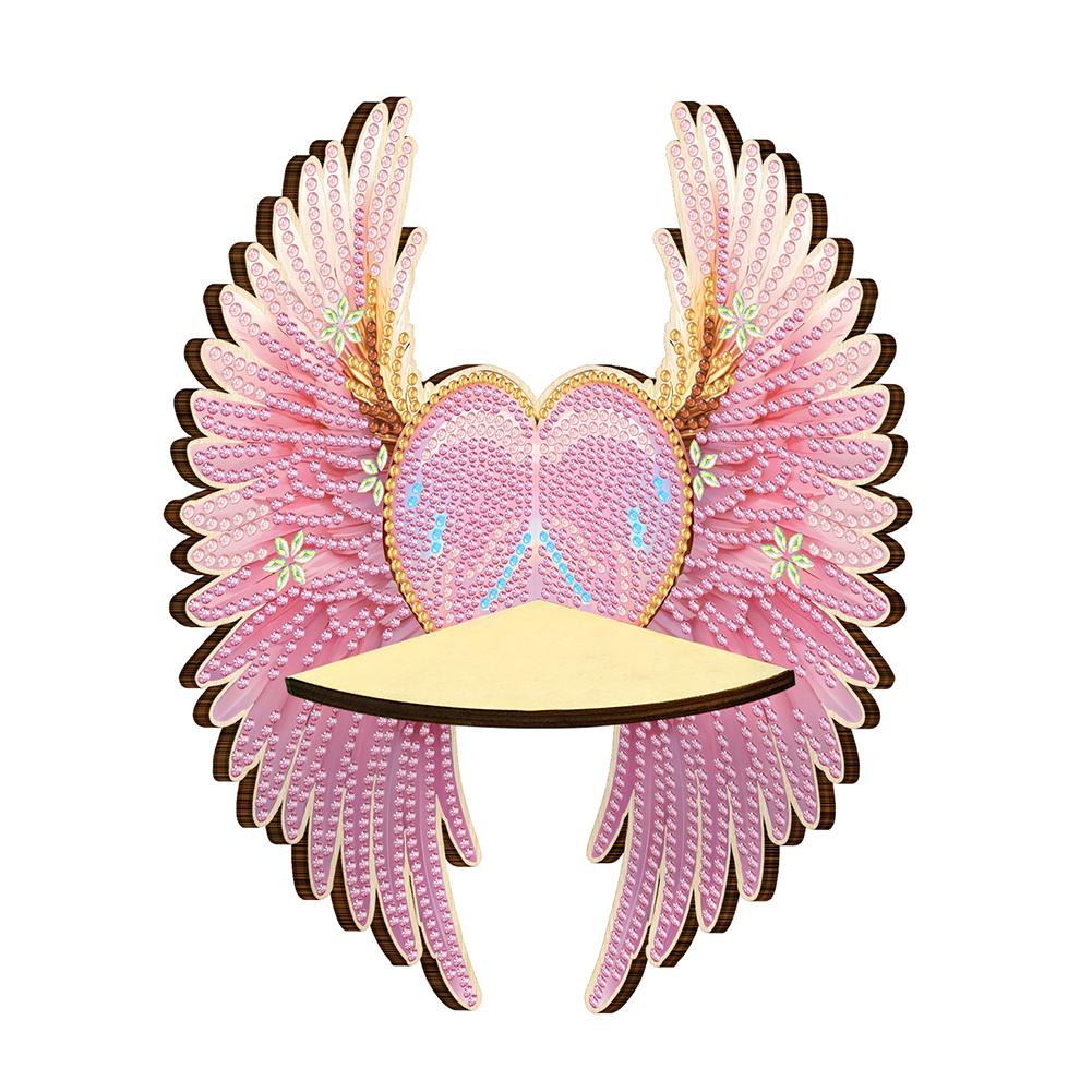 

Exquisite Pattern Diamond Painting Wall Mounted Floating Shelf 5D DIY Diamond Art Floating Corner Shelf for Kitchen Bedroom