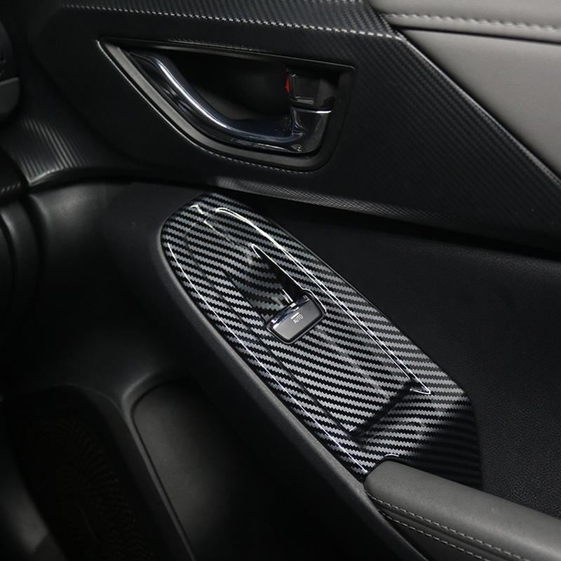 For Subaru Crosstrek Gu 2024 Car Accessories Abs Door Window Lift Switch Adorn And Handle Bowl Trim