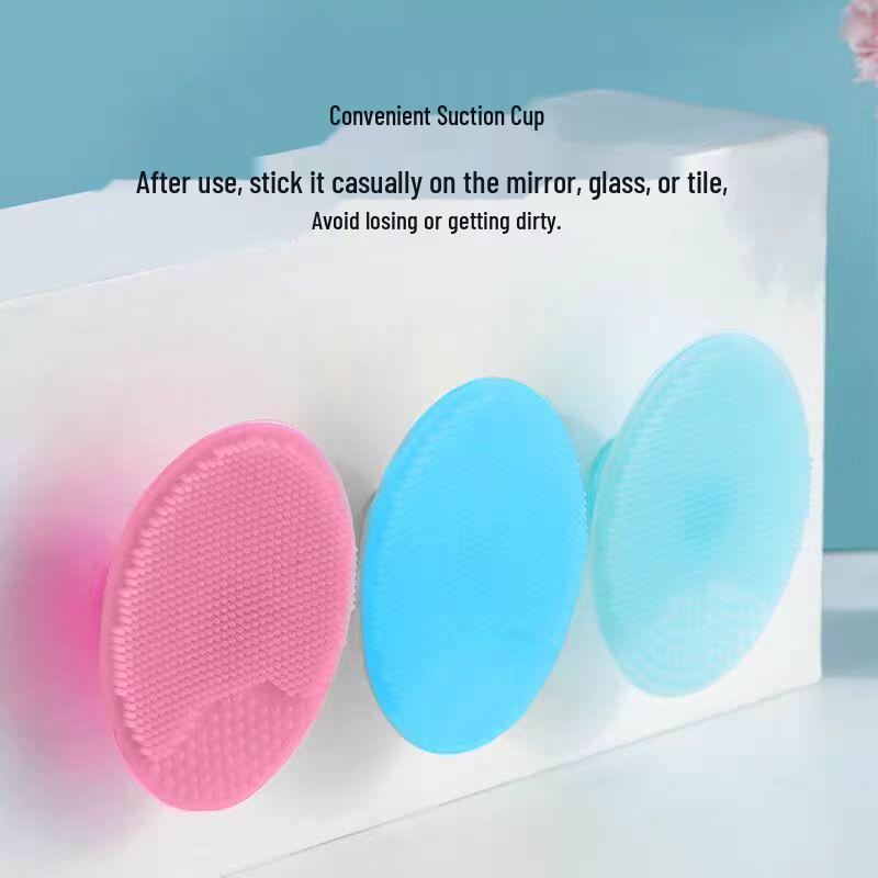 Silicone Facial Cleansing & Hair Washing Brush for Baby & Child - Soft Bristles, Blackhead Removal, Waterproof