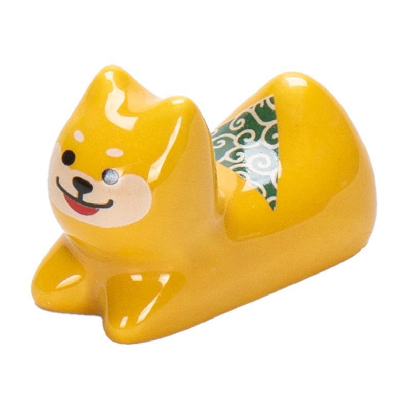 2pcs Cute Cartoon Dog Cat Ceramic Chopsticks Holder Chopstick Holder Stand Practical Fashion Chinese Kitchen Tableware Utensil