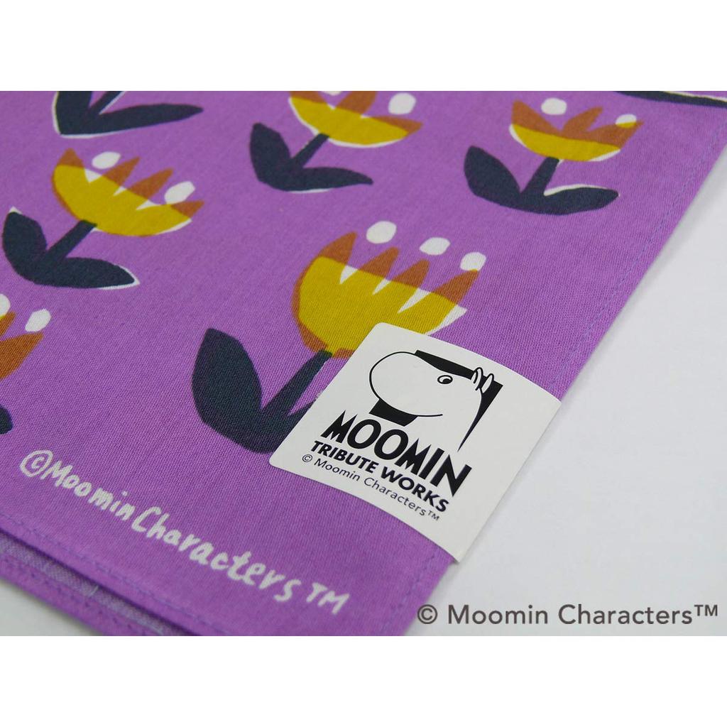 Quarter Report Moomin Various Forest 50cm W x 50cm Made in Japan (MOOMIN) Handkerchief, Scenes, Green, Approx. H, 100% Cotton,