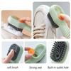 Multifunction Cleaning Shoe Brush Soft Automatic Liquid Shoe Brush Long Handle Clothes Soap Brush With Hook Clean Tool