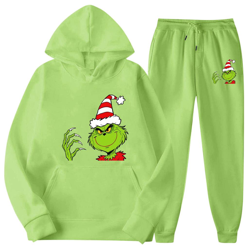 Men'S Stand Up Collar Button Casual Long Sleeved Shirt Long Pants Sports Suit