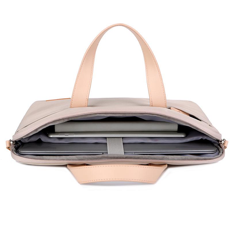 Women's Lightweight Macaron Laptop Bag, Sleek Design, Ideal for Business Commutes