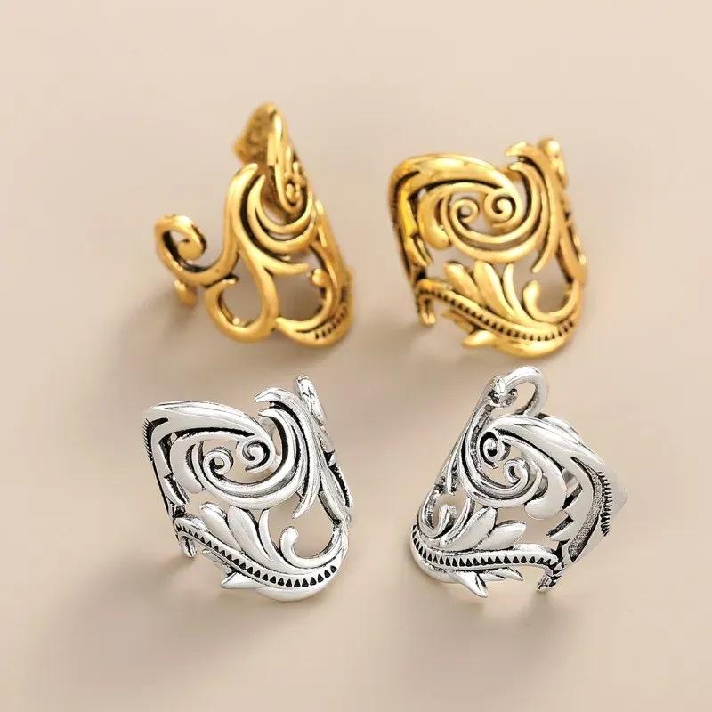 Cold Wind Simple Retro Ear Bone Clip, Personalized Leaves Without Earrings, Female, Old-Fashioned Earrings
