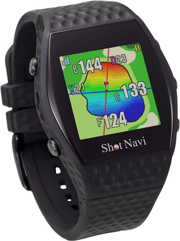ShotNavi INFINITY Navi Latest GPS chip green made in GPS golf golf golf suitable for competitive (Shot BK) - "M10", shape, ultra-lightweight 48g,