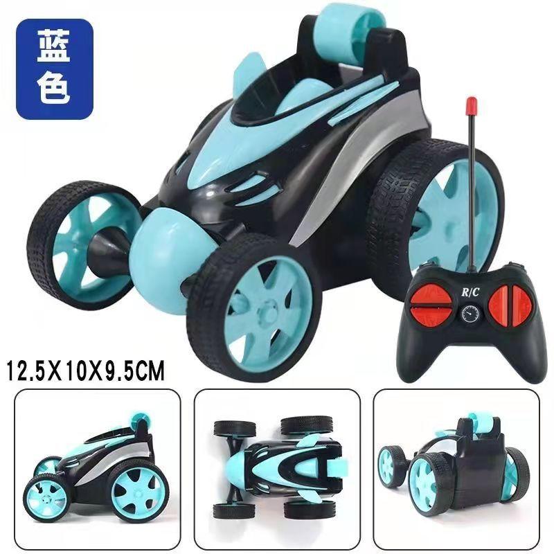 Electric Remote-Controlled Tipper Truck Dump Stunt Car Toy Rolling Stunt Double-Sided Car Electric Children S Toy Birthday Gifts