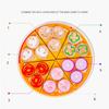 Pizza Schneidspielzeug Pizza Spielzeugset Rollenspiel Pizza Set Spielküchenspielzeug Holzpizza Spielessen Rollenspiel Pizza Set
