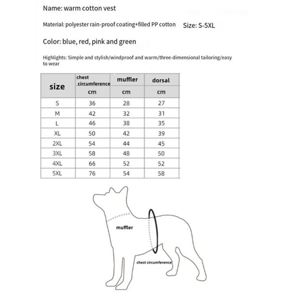 Autumn And Winter Pet Clothing Windproof Thickened Dog Cotton Clothes Warm Falcon Clothes Dog Clothes