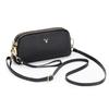 Genuine Leather Women's Crossbody Bag - New Fashion Cowhide Shoulder Phone Bag, Large Lychee Grain Clutch, Women's Small Bag