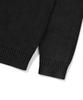 WACKY WILLY Embossed Logo Pullover Sweater Charcoal
