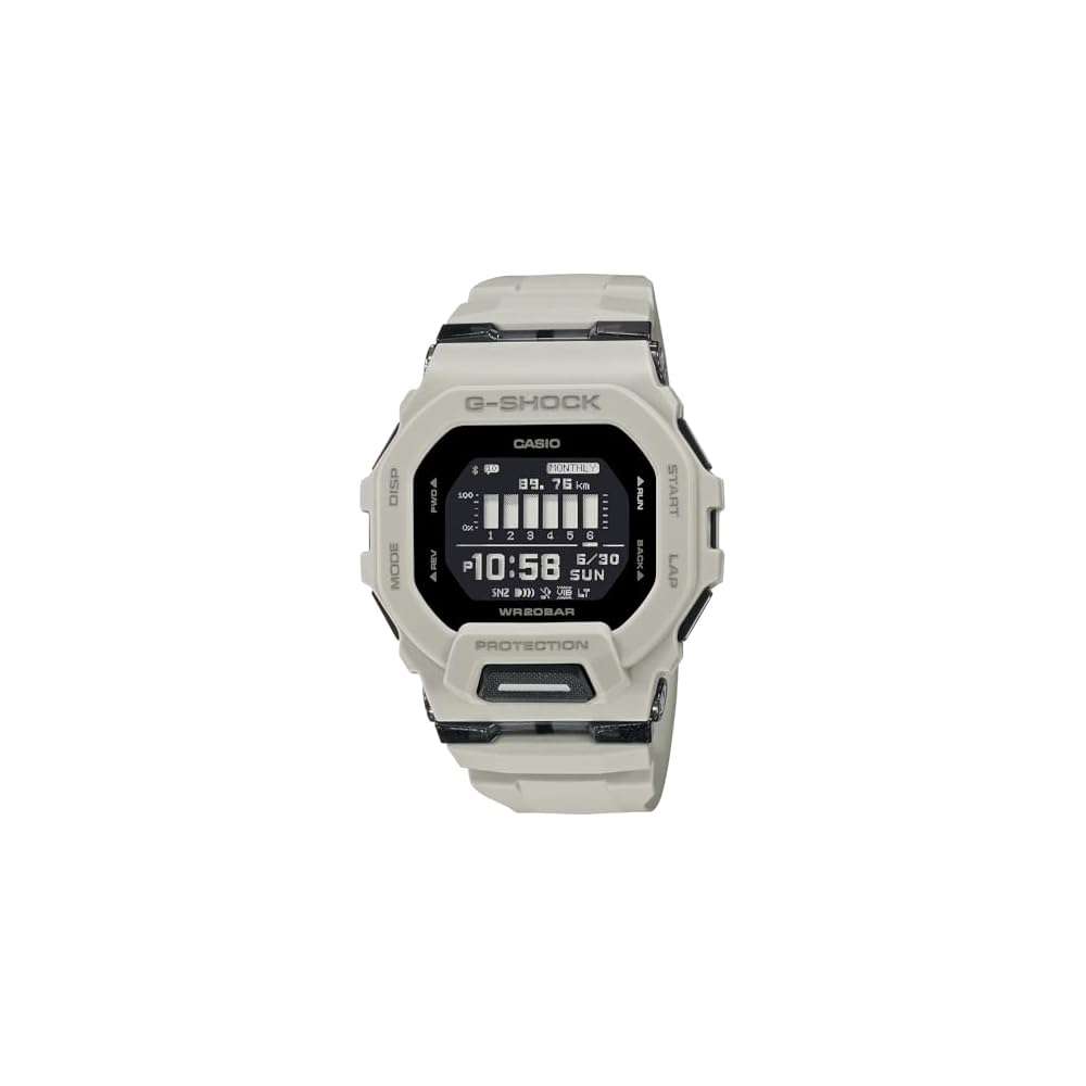 Casio G-Squad GBD-200UU-9 Men s Beige Watch with Mobile Link Feature