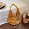 One Shoulder Woven Bag Summer New Vacation Leisure Beach Bag Crochet Bag Portable Tote Bag