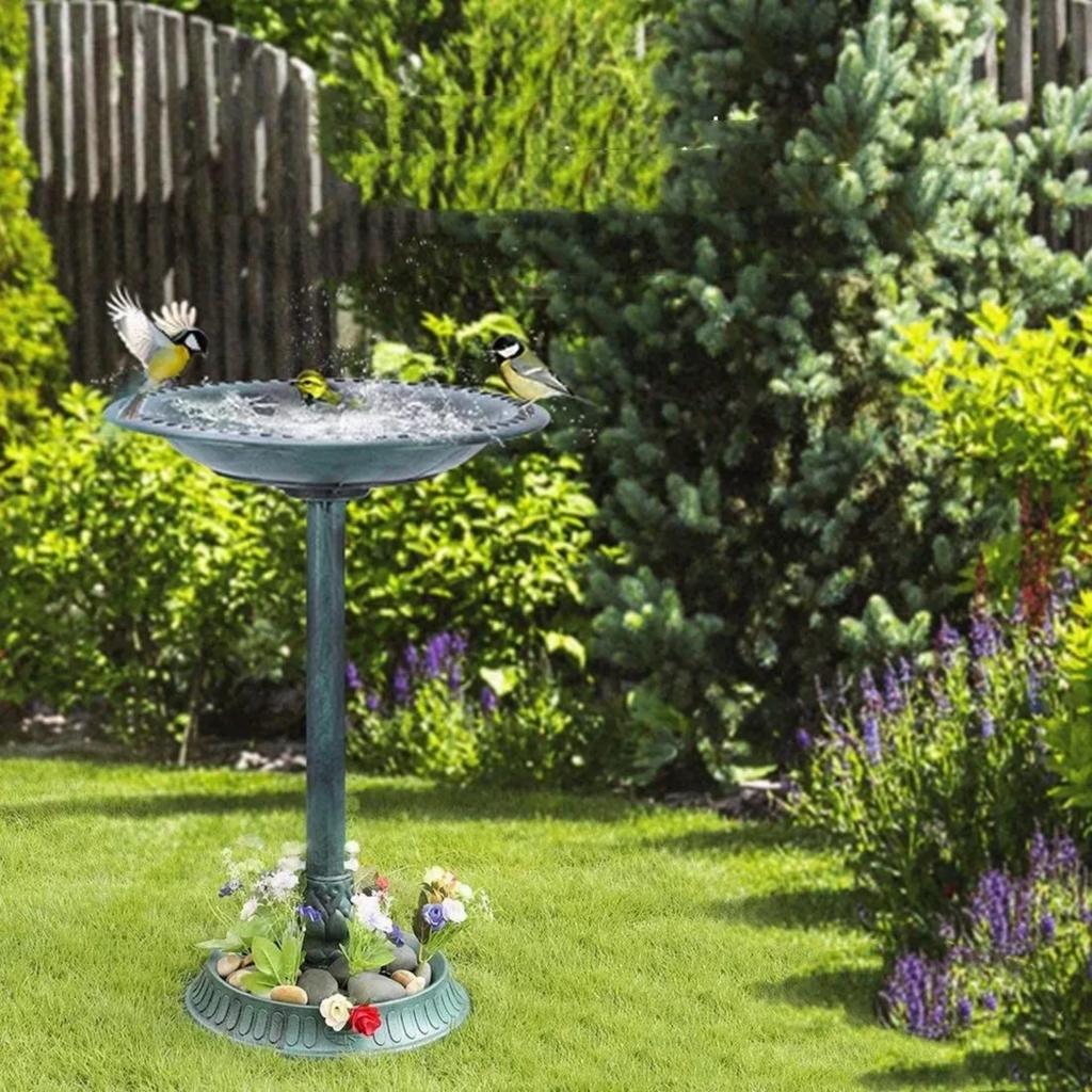 Outdoor Hummingbird Feeder, Spring and Summer Garden Bird Bath, Landscape Decoration, Garden Bird Feeder