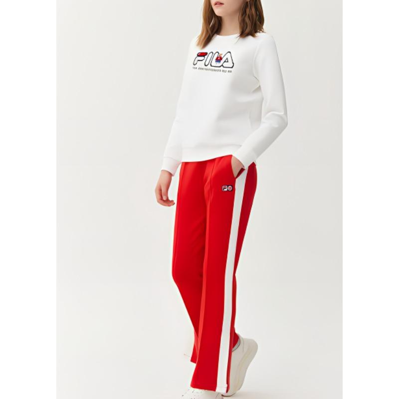 FILA Spring Casual Fashion Hoodie Women Tops White F51W338290FWT