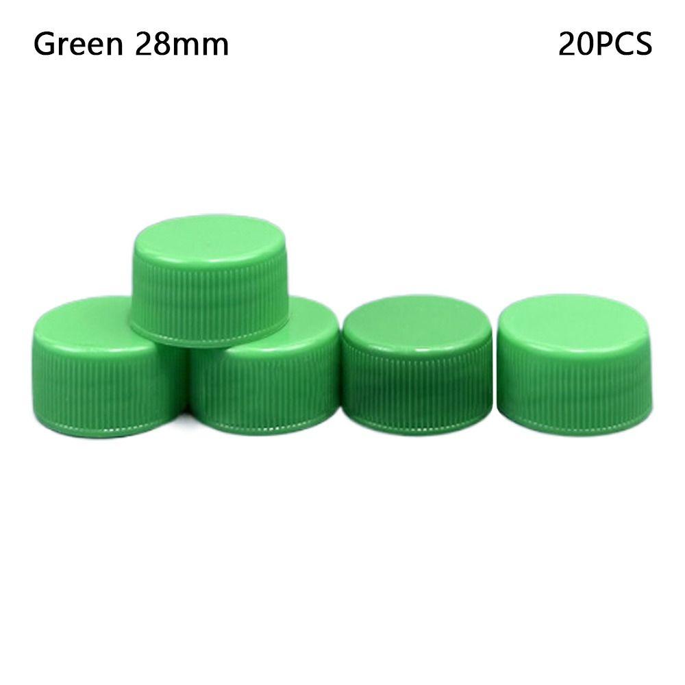 20 szt. Okrągła plastikowa zakrętka do butelki Wielofunkcyjna zakrętka śrubowa Akcesoria do butelek