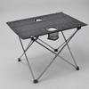 Small Folding Outdoor Table Quick Setup cloth Top with Storage Convenient Packing