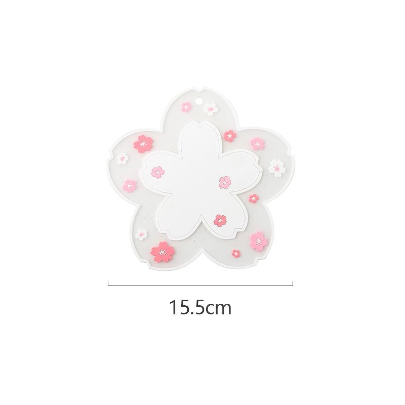 Силиконовая термостойкая подставка «Цветение вишни» для кухни и столешницы