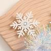 Fascia da Capo Nevicata di Natale per Donna, Carini Ornamento per Capelli Brillante per Ragazze per Diretta