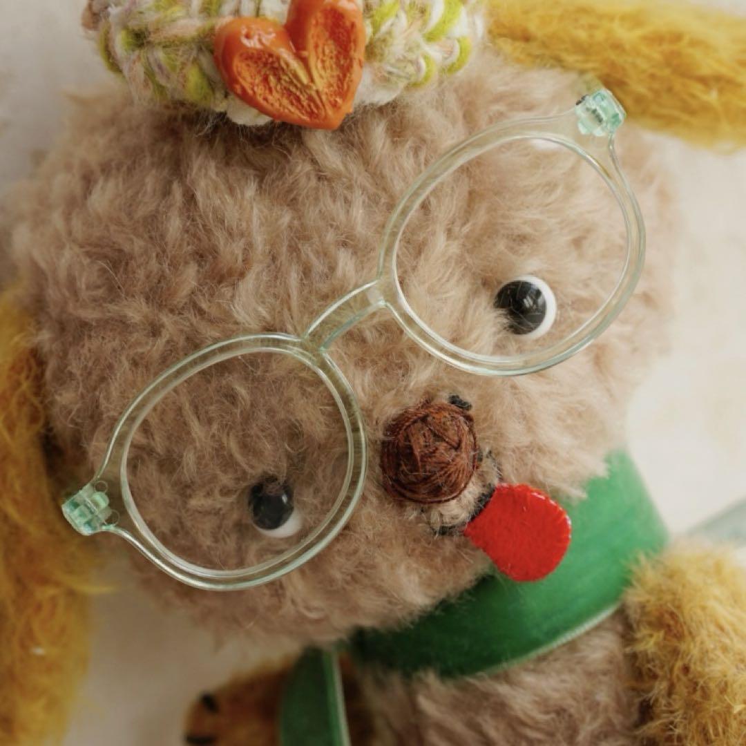 

[USED] Mischievous Puppy Plush Toy, Handmade by an Overseas Artist, Teddy Bear, Dog