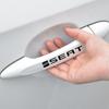 4 Stück Auto Türgriff Aufkleber Reifen Rückspiegel Aufkleber für Seat Cupra Leon 5f Ibiza 6l 6j Leon 1p Kissen Altea Xl Leon Deko
