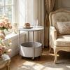 Round Coffee Table,Simple Design Side Table,Sofa Table,Side Table(only with side table)