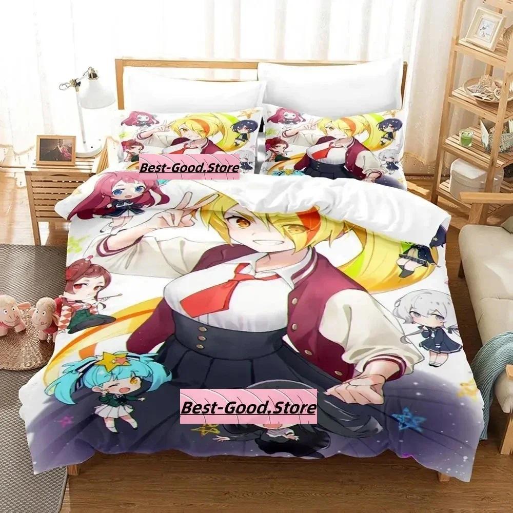 Zombie Lplus Saga Beding Set Single Twin Ful Quen King-Sized Dimensionsd Dimensions Bed Linen Set Adult People Kid Bedrom Duvetcover Sets Anime parure