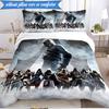 3PCS Assassin Game Bedding Set Duvet Cover Closure Includes 1 Duvet Cover & 2 Pillowcases for All Seasons Bedroom Decor Christmas Fan gifts