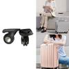1 Pair Luggages Wheels Suitcase Double Row 360° Spinner Casters Replacement Wheel Hardware Repair Kit