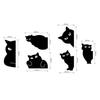 Magnet Bookmark - Set 6 Cute Clips Women Teachers Students Book Lovers Reading School Office Household Items Cat Page Markers