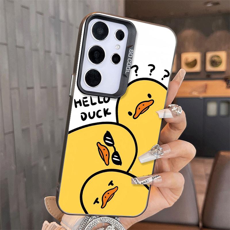 Funny Cute Cartoon Duck Soft Phone Case for Samsung A17 A16 A15 A14 A13 A57 A56 A55 A54 A53 A37 A36 A35 A34 A33 A26 A25 A24 A23