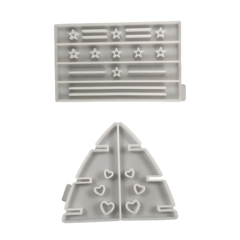 

Creative Silicone Moulds Epoxy Resin Molds Set Crafting Moulds Display Racks Molds Silicone Texture for Display Holder