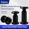 Black Zinc Plated 304 Stainless Steel Countersunk Hexagon Socket Cap Lock Nuts for Furniture, M2-M8